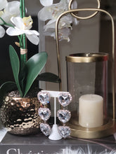 Load image into Gallery viewer, Triple heart clip on Earrings
