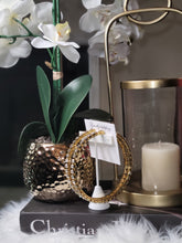 Load image into Gallery viewer, Diamond Hoop Earrings
